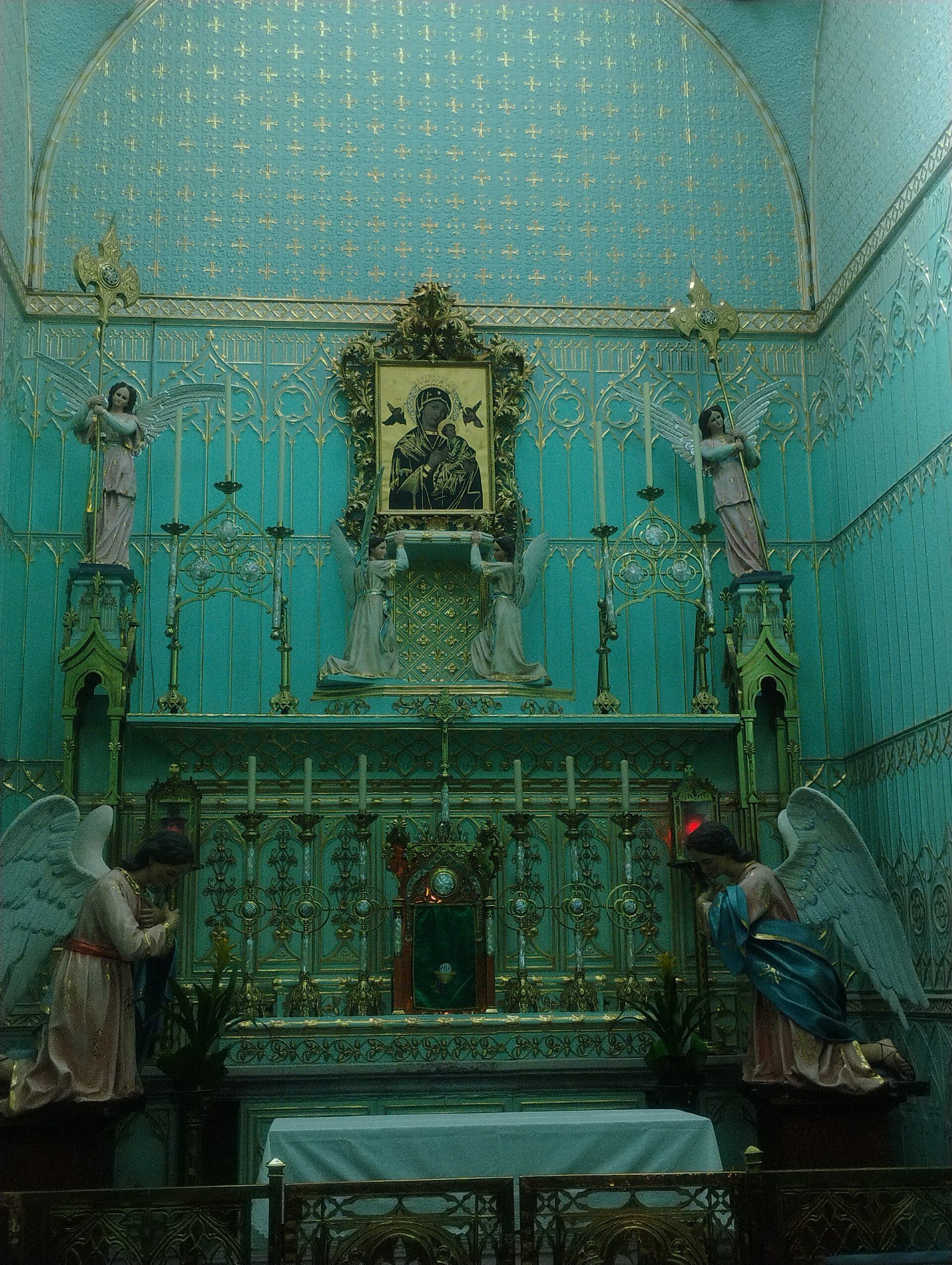 Detalle del interior de la Catedral de Aguascalientes.